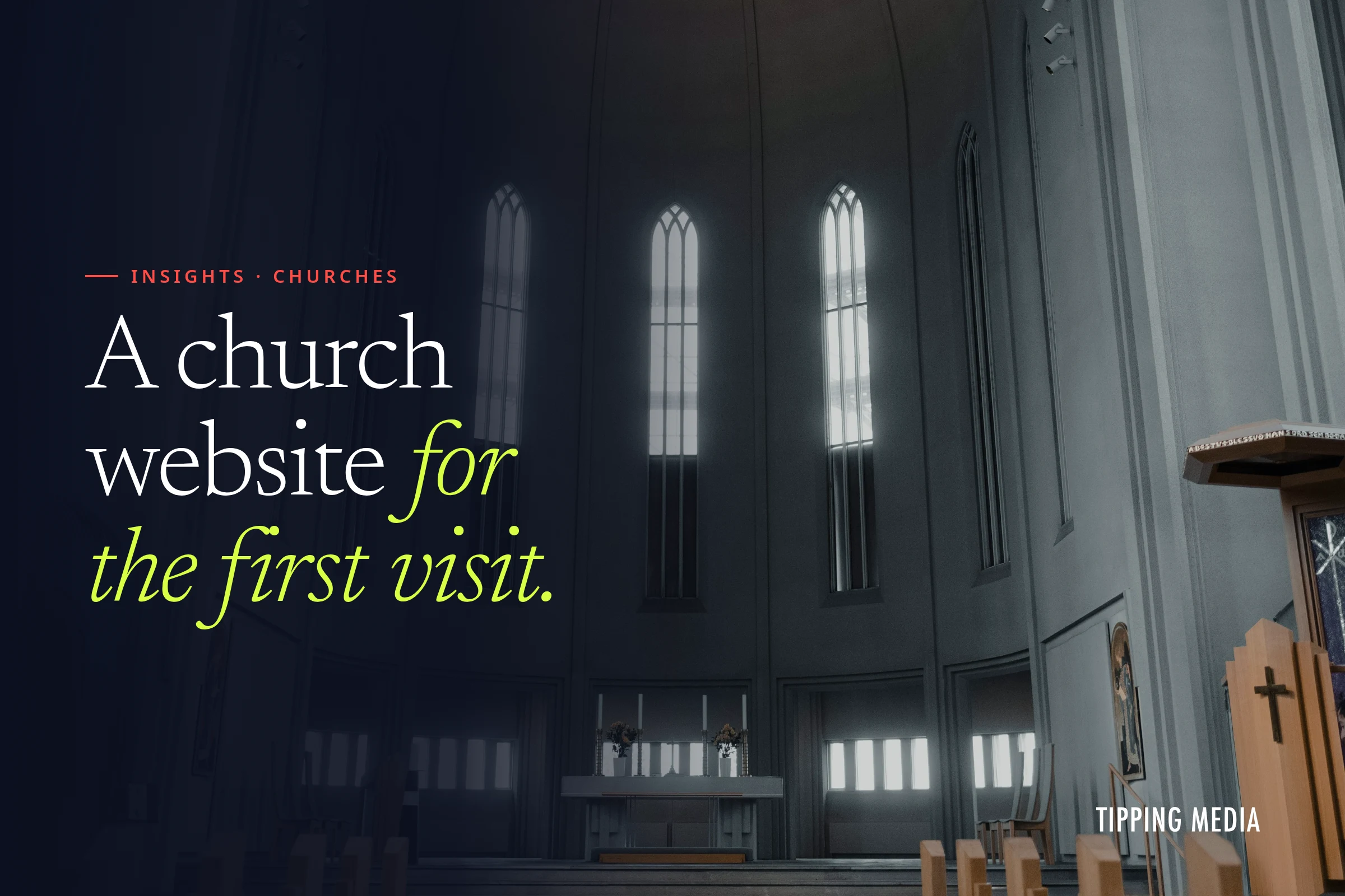 Light falling through tall windows inside a quiet church